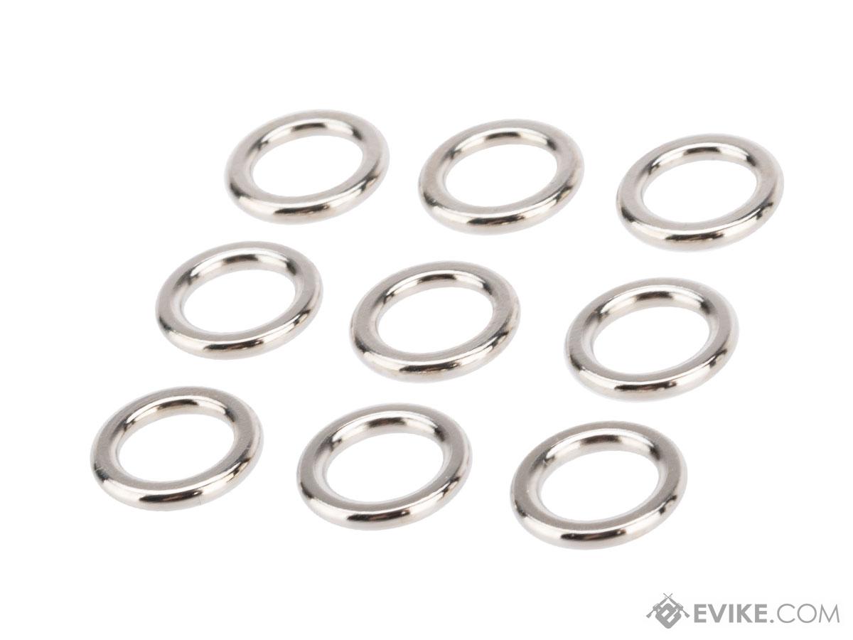 Jigging Master Stainless Steel Solid Ring (Size: #S / 180lbs / 9 Pack)