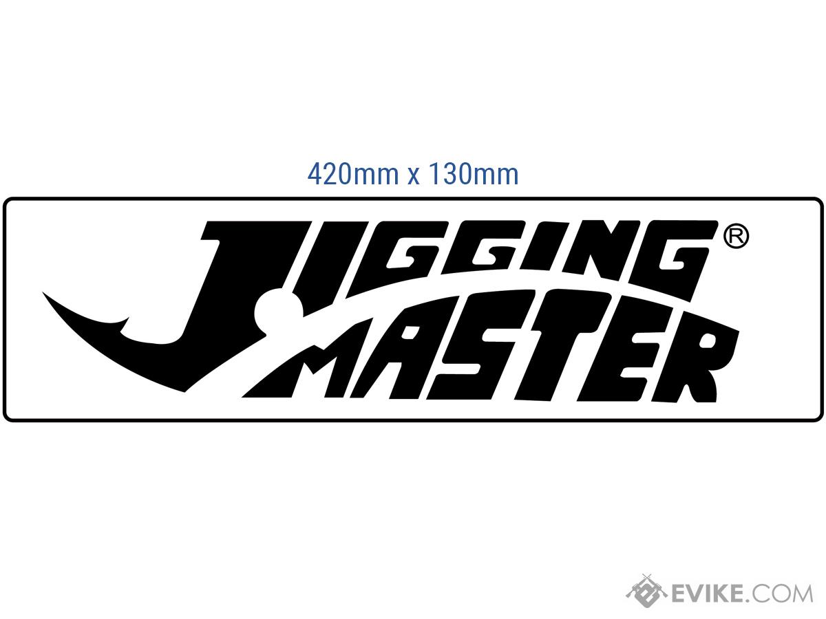Jigging Master Sticker Size 420mm X 130mm Black More