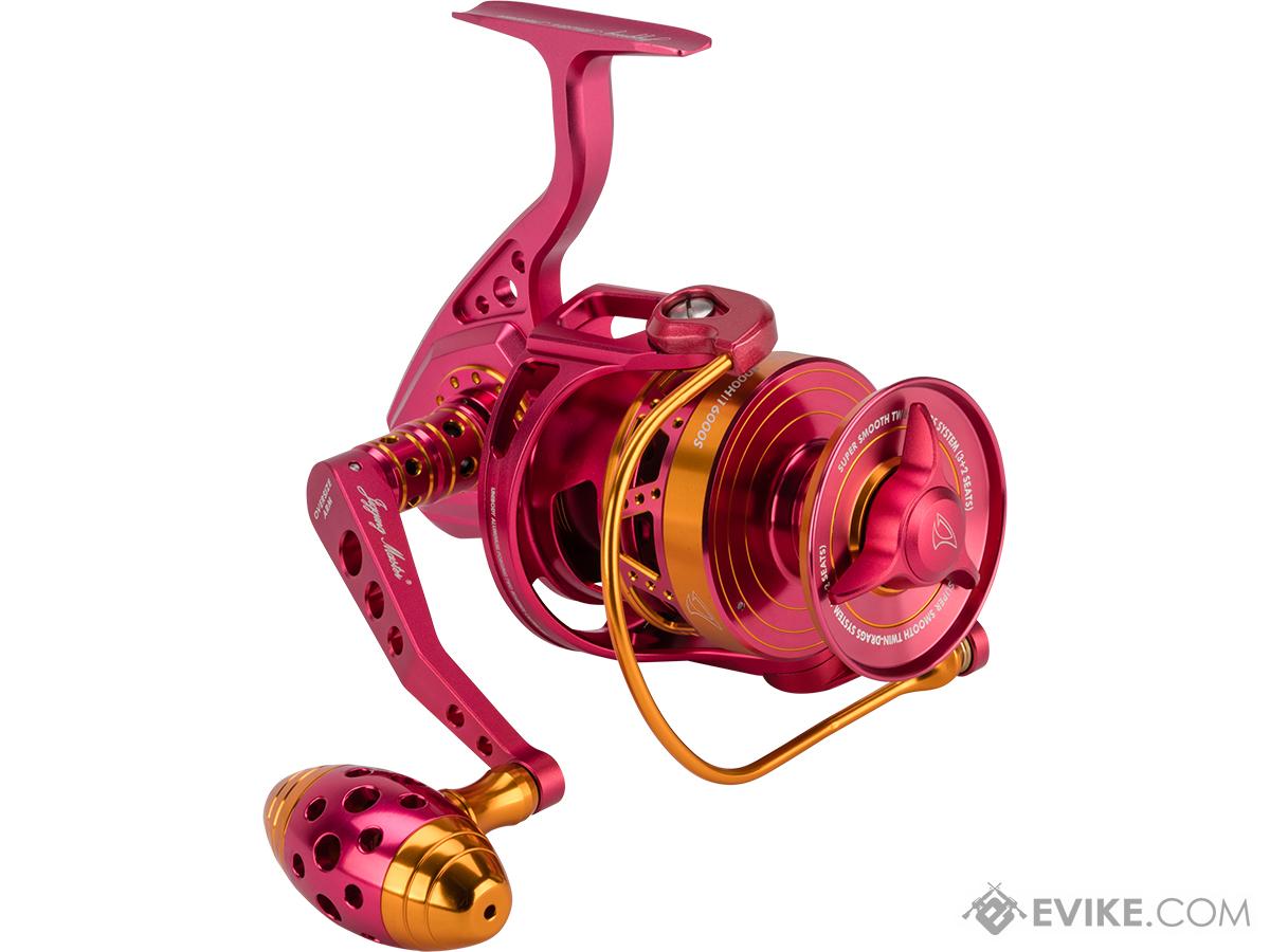 Jigging Master Monster Game Spinning Fishing Reel (Model: 8000XH-16000S /  Red-Gold)