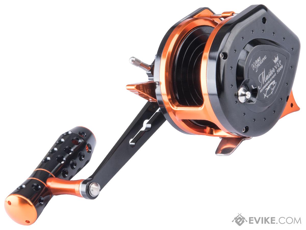 Jigging Master VIP Limited Edition Wiki Violent Slow Lever Wind Fishing Reel  w/ Automatic Line Guide (Model: 5000H / Left Hand / Black - Orange), MORE,  Fishing, Reels -  Airsoft Superstore