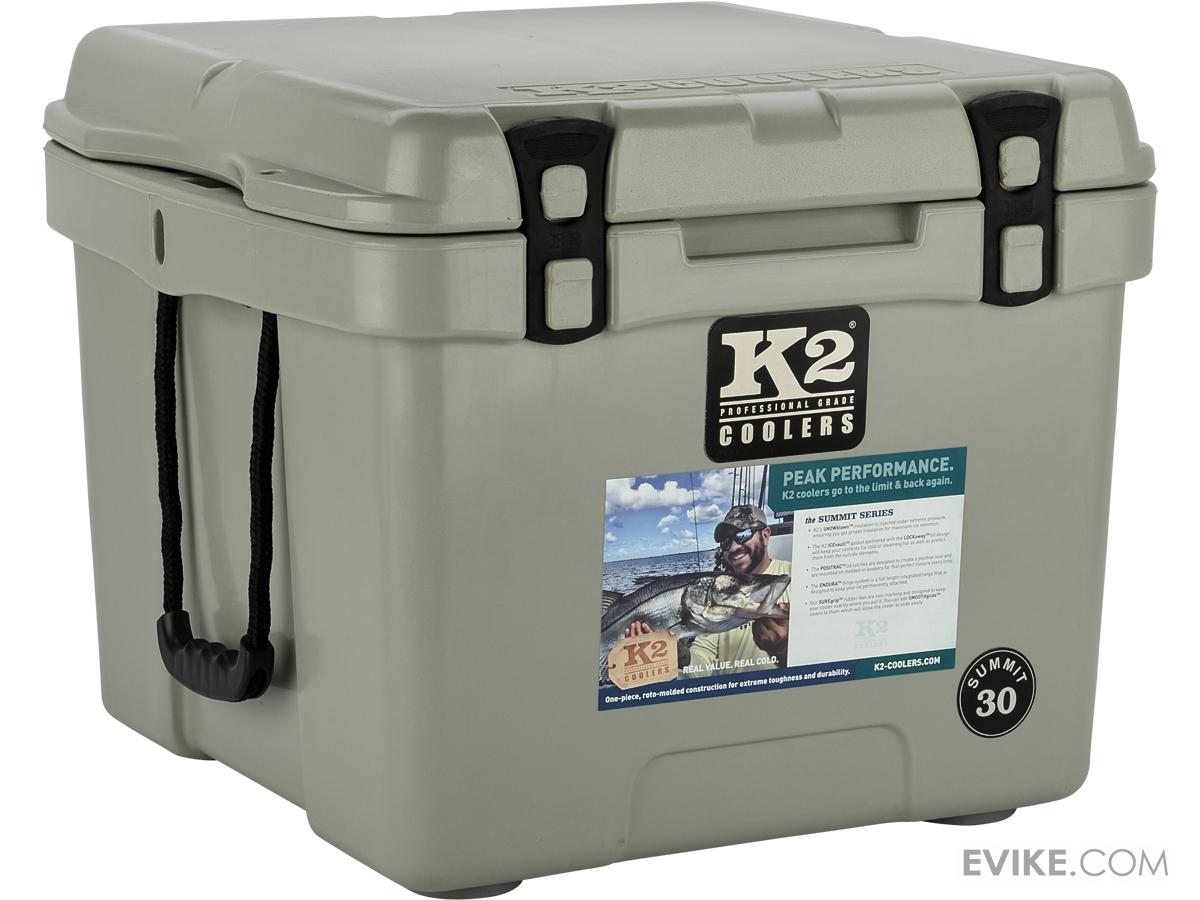 K2 Coolers Summit Ice Chest (Model 30 / Steel Grey), MORE, Fishing