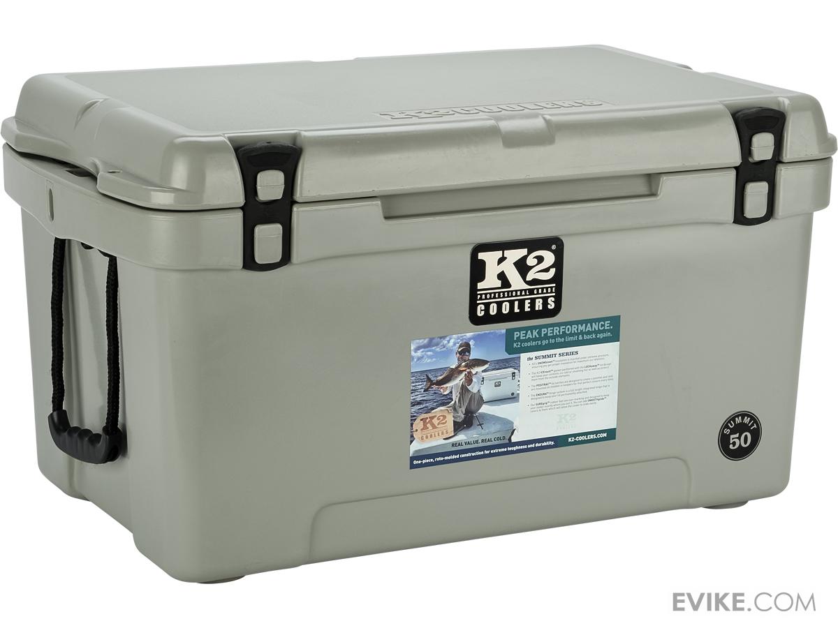 K2 Coolers Summit Ice Chest (Model 50 / Steel Grey), MORE, Fishing