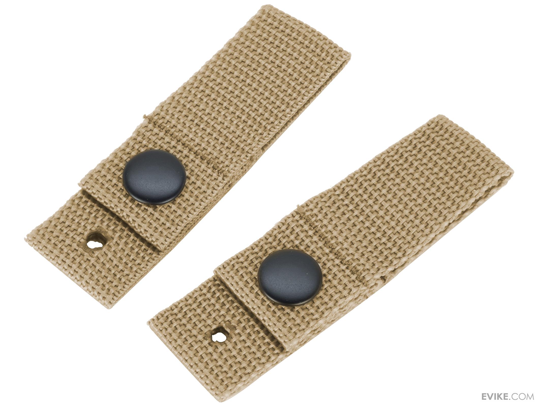 King Arms Goggle Retention Helmet Straps (Color Tan), Tactical Gear