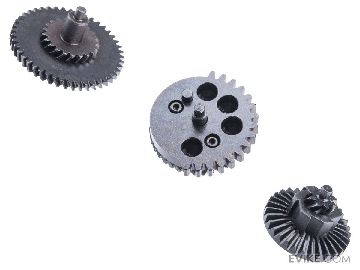 King Arms HQA Steel Helical Gear Set for Version 2/3 Airsoft AEG Gearboxes (Model 100300 Super