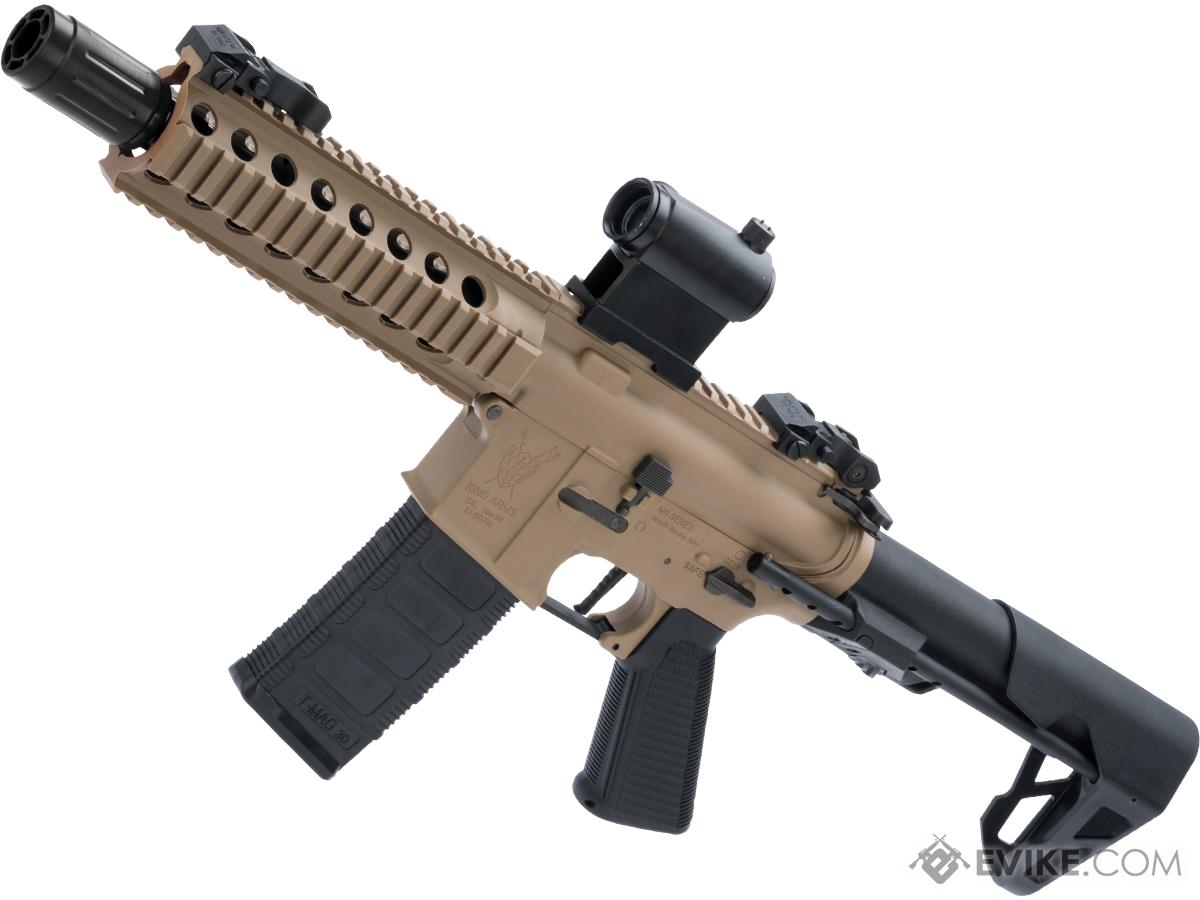King Arms M4 PDW SBR Airsoft AEG Rifle (Color Desert Earth / Long