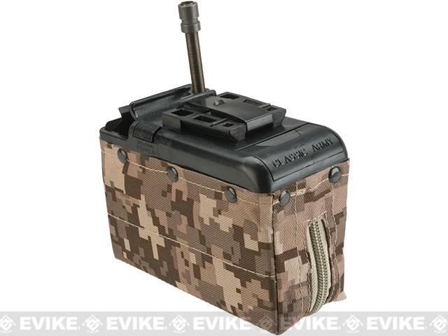 Matrix) 1200rd Electric Box Magazine for LMG Machine Gun (Color: Digital Desert)