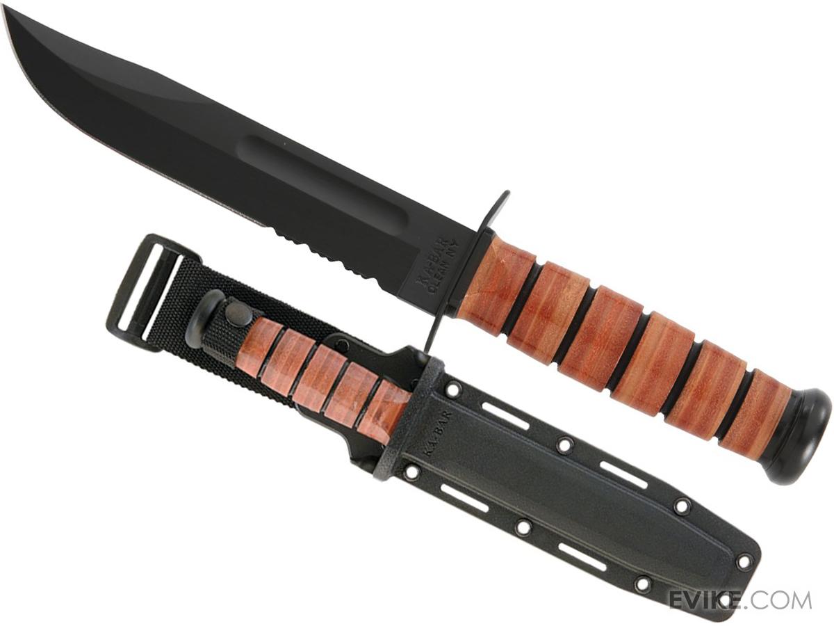 KABAR Knives USMCKABar Full Size Fighting knife (Model Serrated