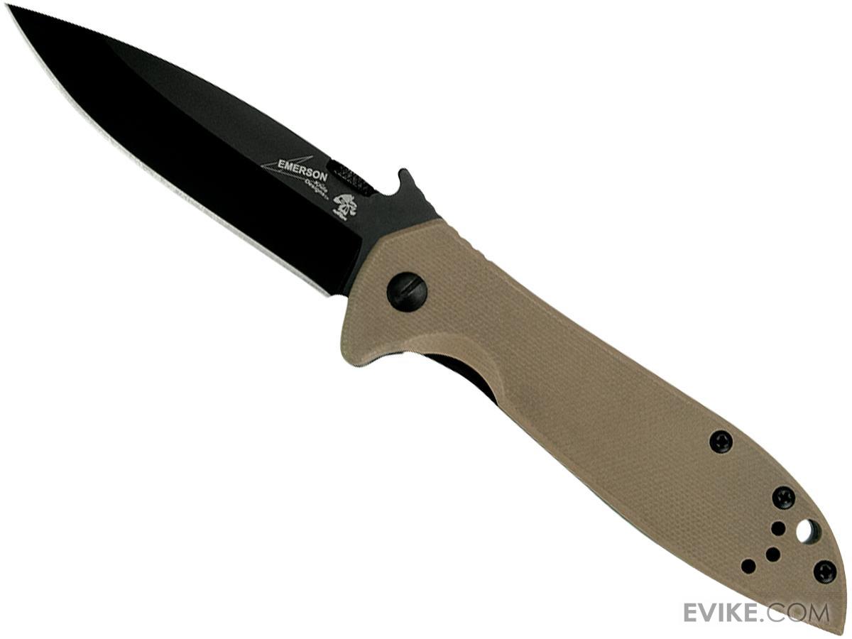 Kershaw X Emerson CQC4K Folding Knife with 3" Blade and Wave Opening
