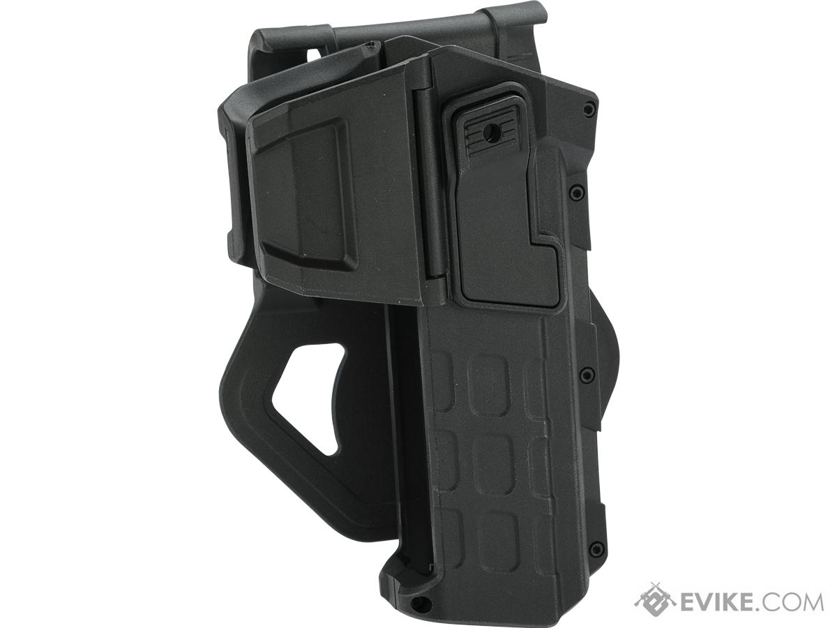 Army Force Tactical 1911 Hard Shell Level 2 Retention Holster (Color: Black - Paddle)