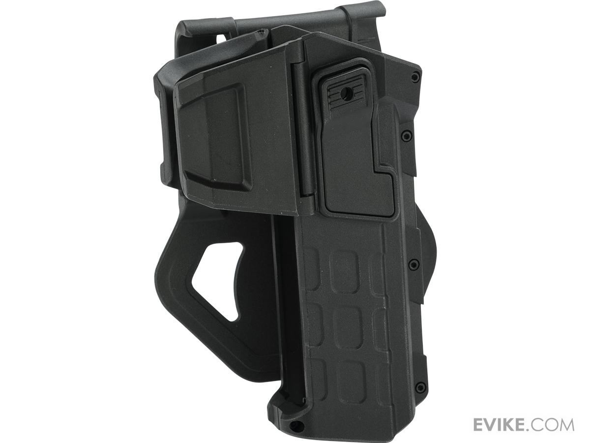 Army Force Tactical 1911 Hard Shell Level 2 Retention Holster (Color: Black - Paddle)