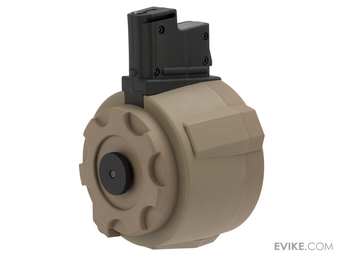 Angel Custom 1500 Round Firestorm Airsoft AEG Drum Flashmag (Color