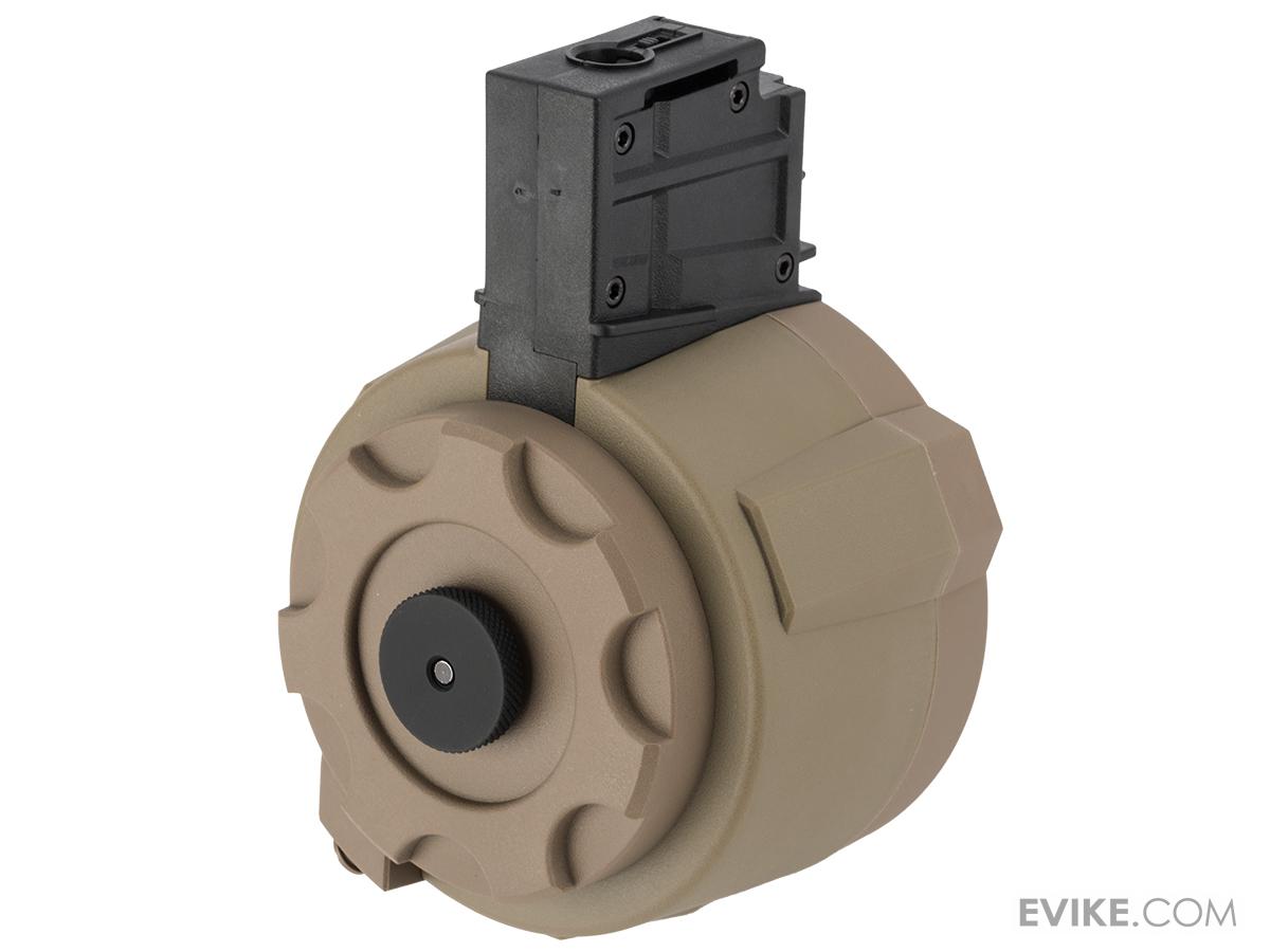 Angel Custom 1500 Round Firestorm Airsoft AEG Drum Flashmag (Color