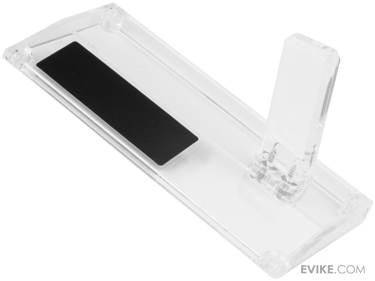 Angel Custom Display Grade Acrylic Pistol Hand Gun Stand (Model Clear