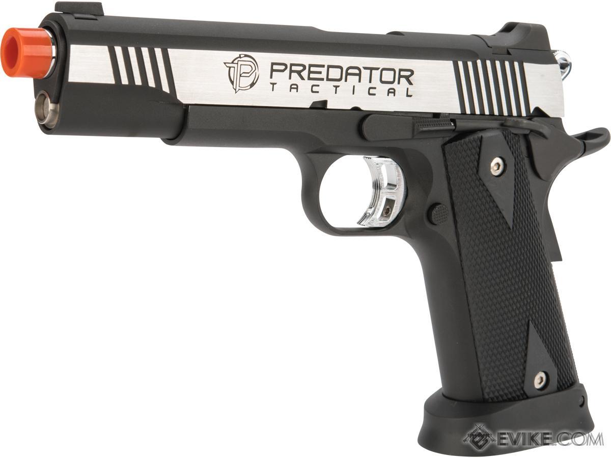 Predator Tactical Iron Shrike Gas Blowback 1911 Pistol by King Arms (Color: Two-Tone / Gas)