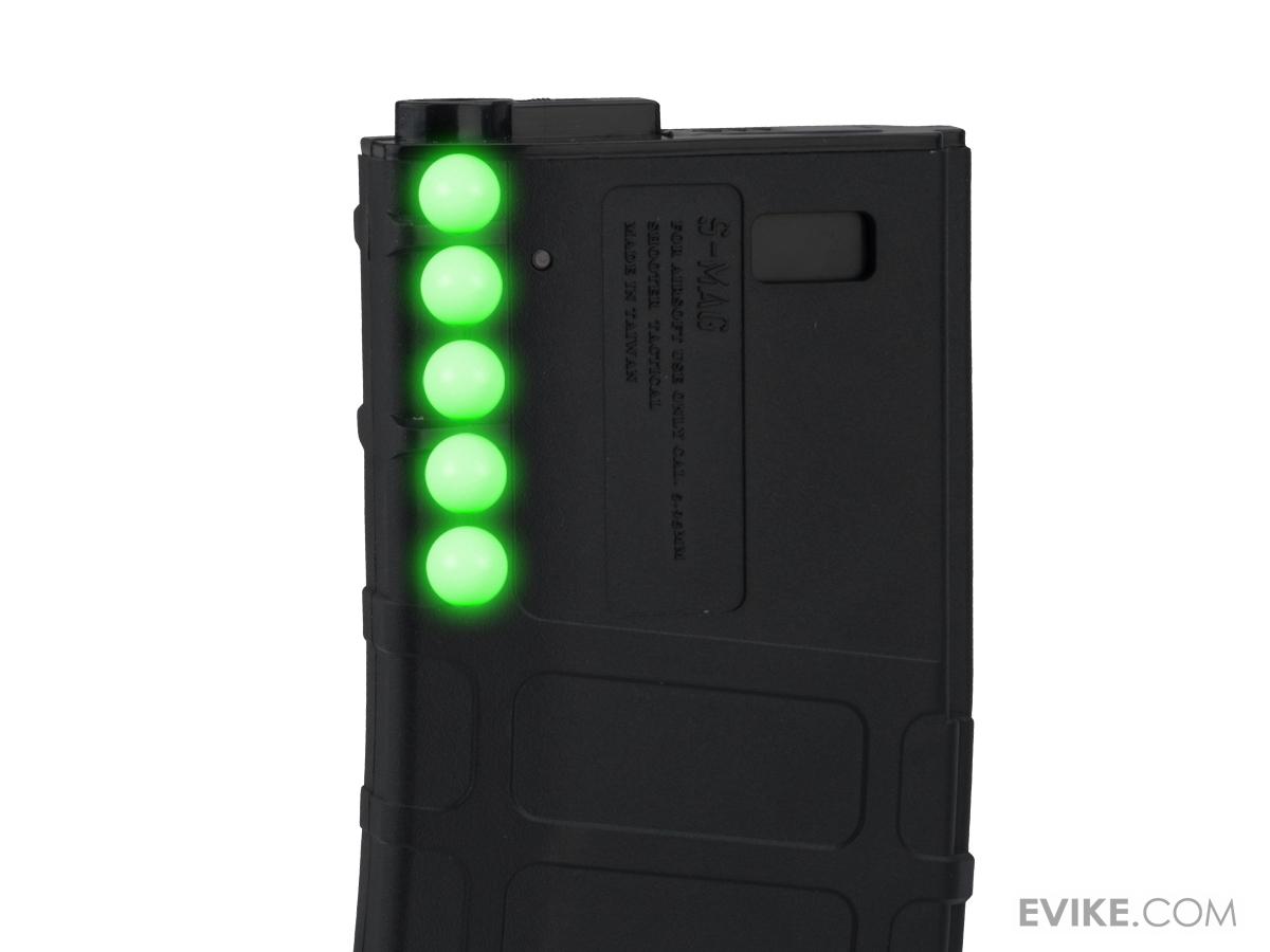King Arms 300 Round Luminous Tracer BB Ready Airsoft AEG Magazine