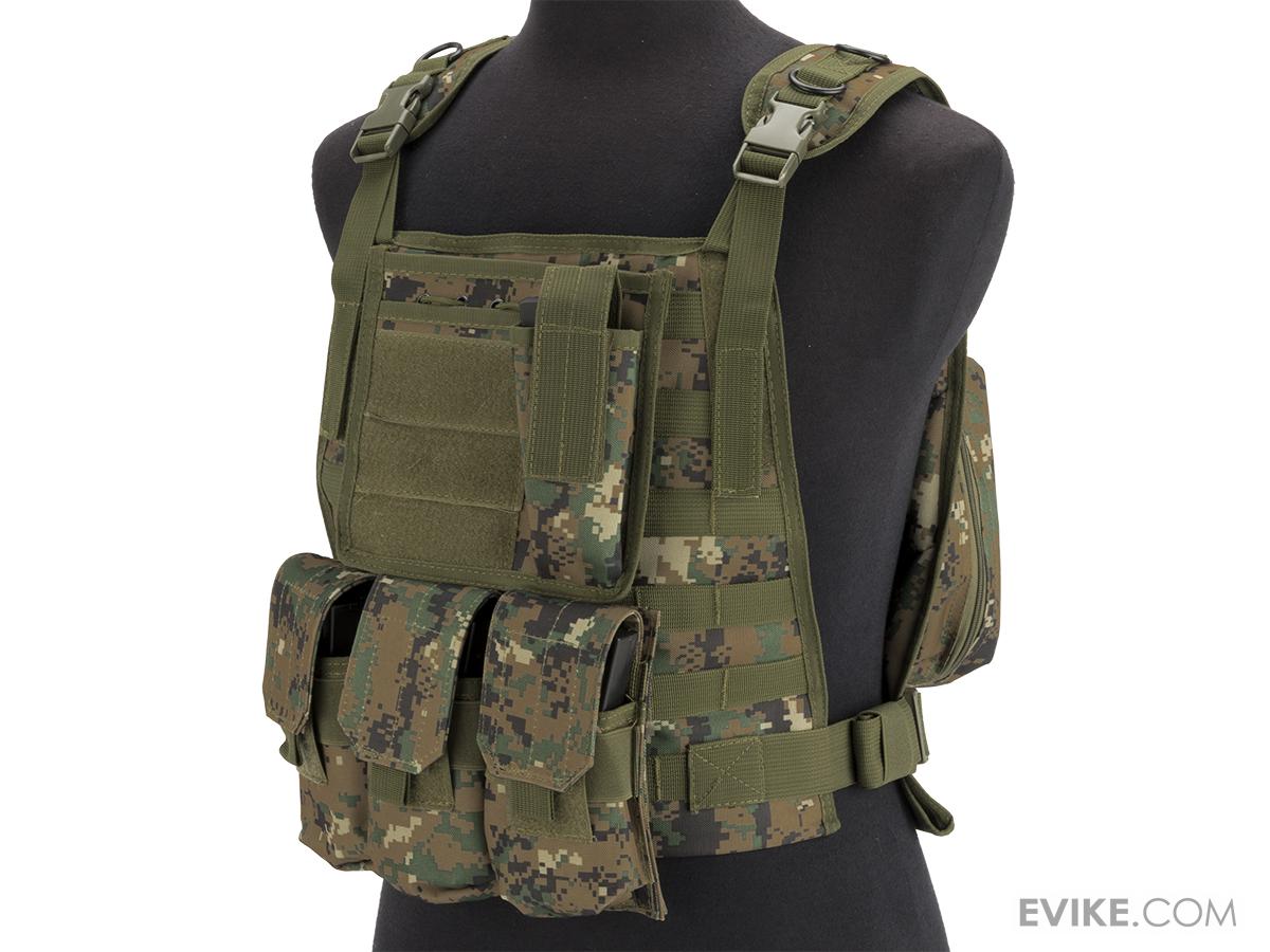 Avengers Tactical Spec. OPS MOLLE Plate Carrier / Load Bearing Vest (Color Digital Woodland