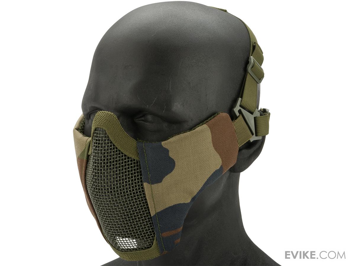 Matrix Low Profile Iron Face Padded Lower Half Face Mask (Color