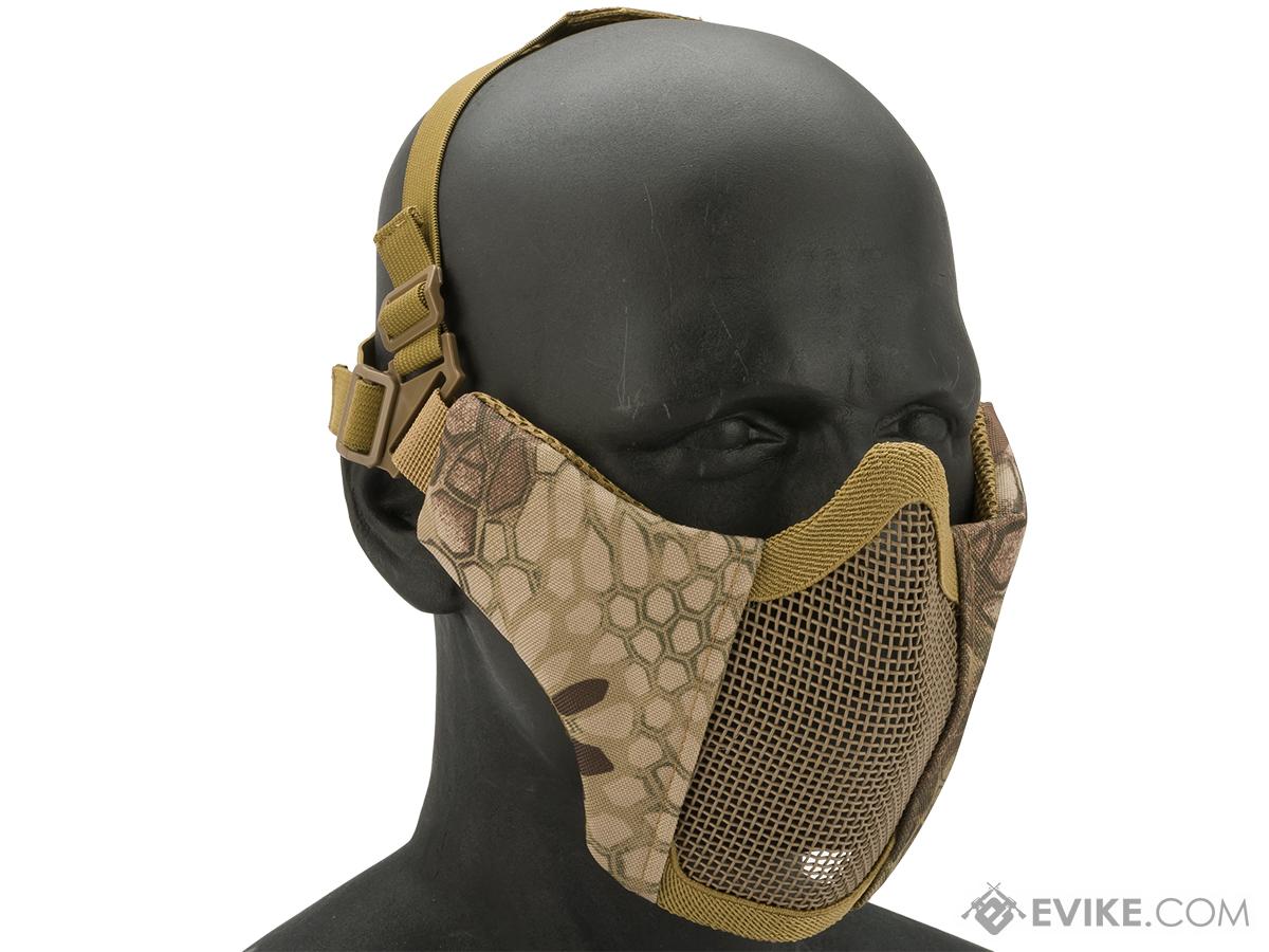 Matrix Low Profile Iron Face Padded Lower Half Face Mask (Color: Arid ...