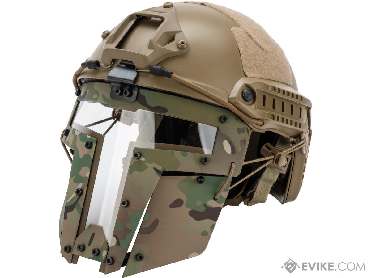 TMC SPT Windowed Face Mask for Bump Helmets (Color: Multicam)