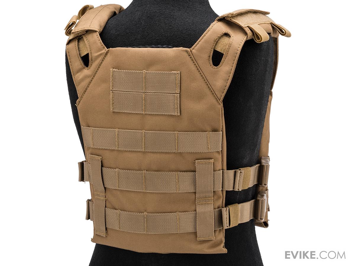 Matrix Level 1 Child Size Plate Carrier Color Tan Tactical Gear 