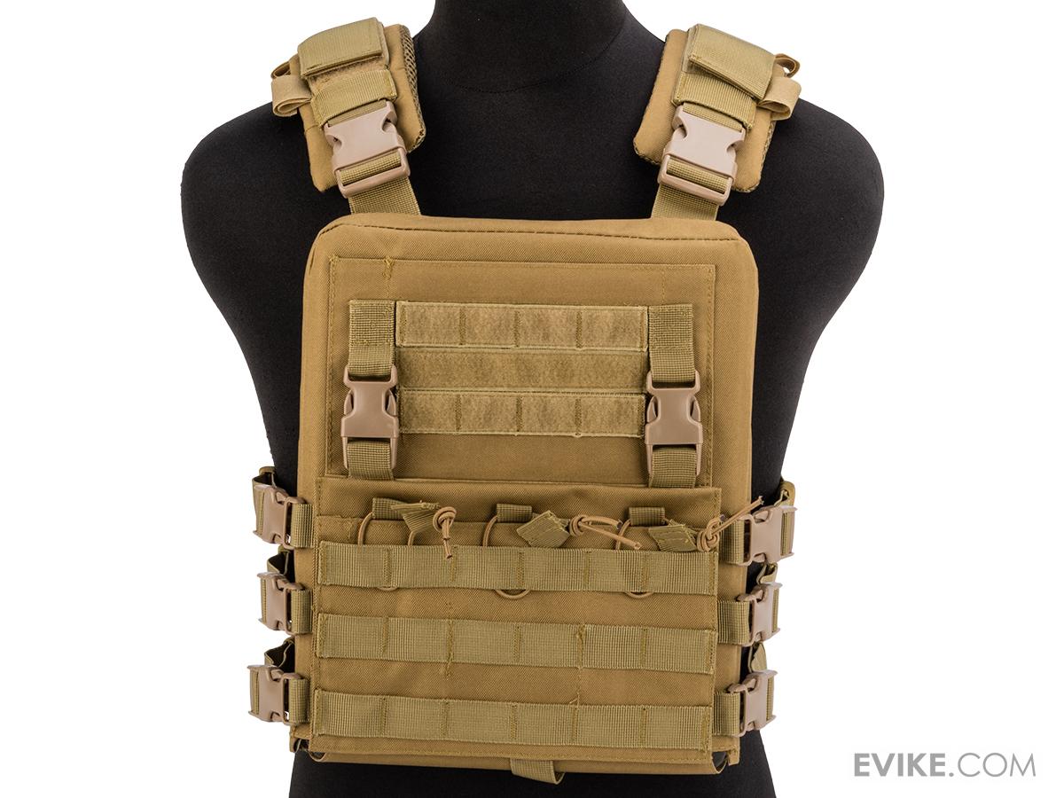 Matrix Adaptive Plate Carrier Vest w/ QD Assault Panel & Pack (Color