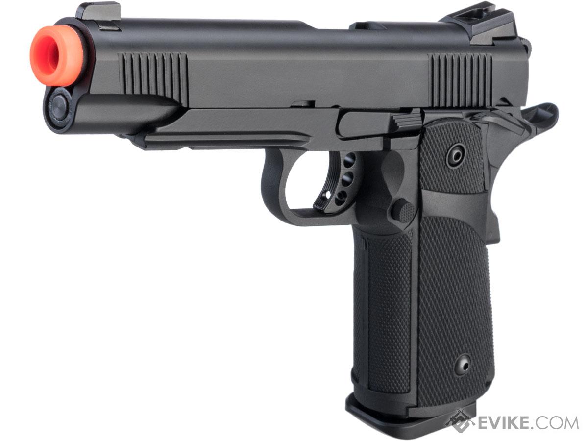 KJW 1911 Tactical HI-CAPA Gas / CO2 Gas Blowback Airsoft Pistol (Package: Black / Pistol Only)