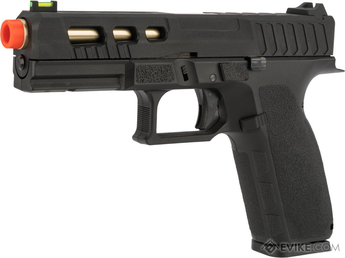 KJW KP-13 Full Size Polymer Frame Gas Blowback Airsoft Pistol (Color: Black / Semi Auto Competition / CO2 Version)
