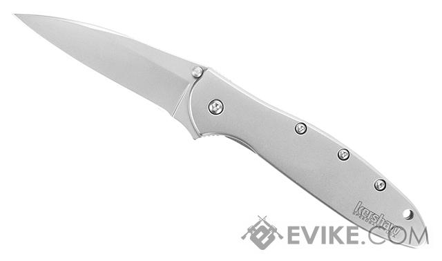 Kershaw Leek Spring Assisted Folding Knife with 3 Blade - Stainless Steel