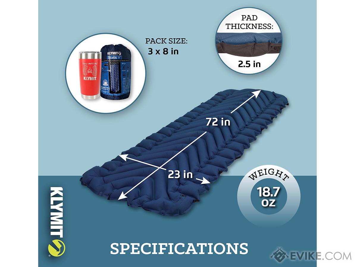 Klymit Static V Sleeping Pad (Color Recon), Tactical Gear/Apparel