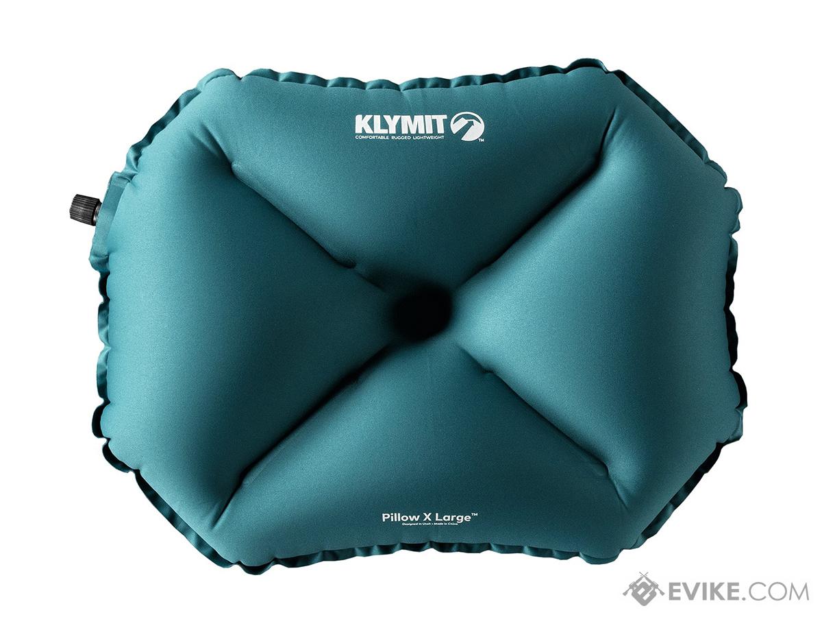 Klymit Pillow X Large Lightweight Packable Camping Pillow (Color: Blue)