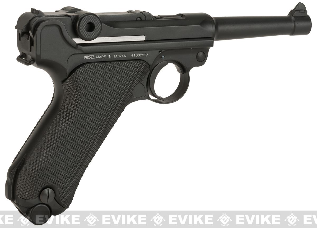 LUGER P08 エアーソフトガン Luger P08 long barrel gas replica (GGB0337TS)