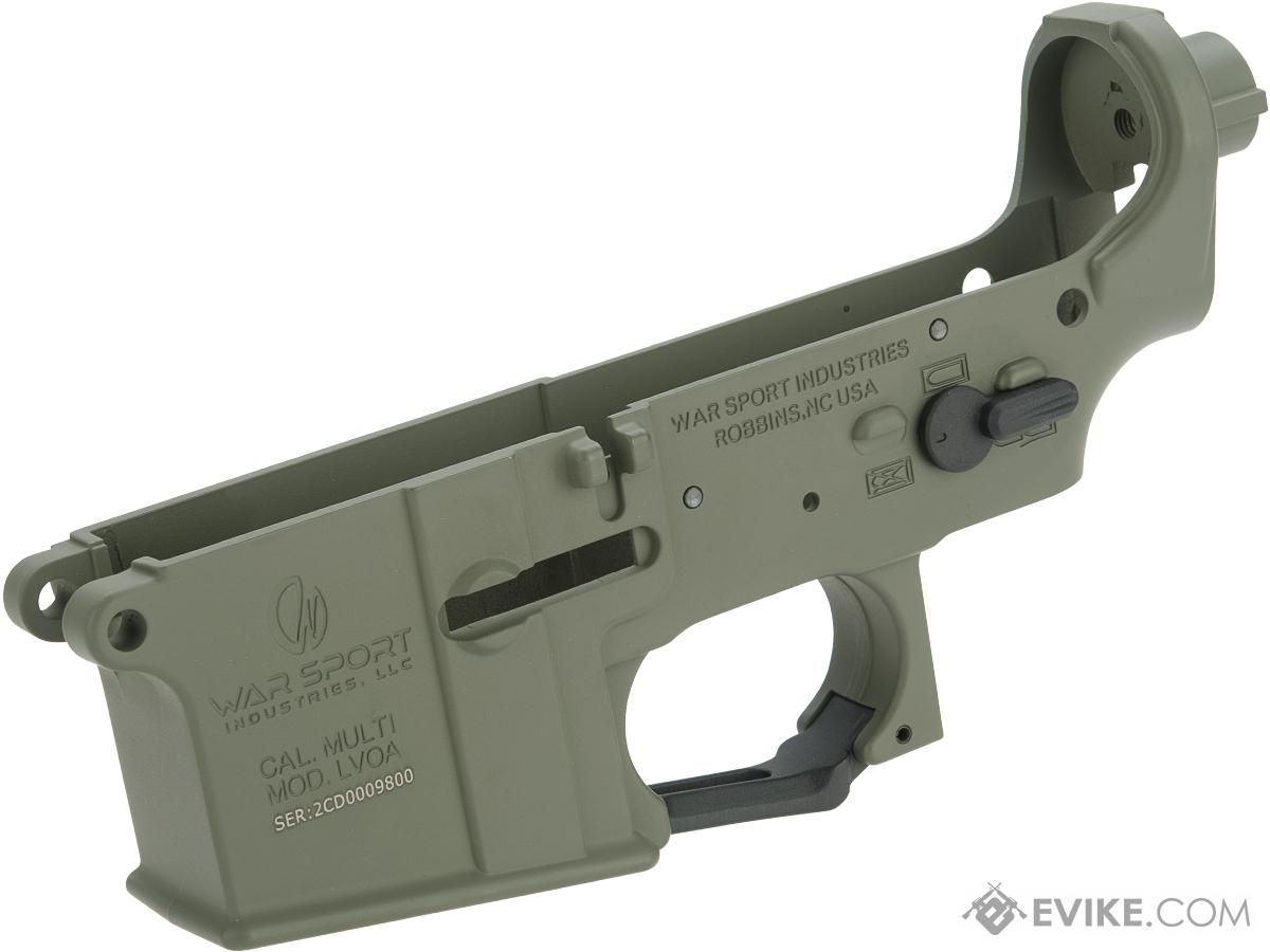 Krytac War Sport LVOA Lower Receiver Complete Assembly (Color: Foliage Green)