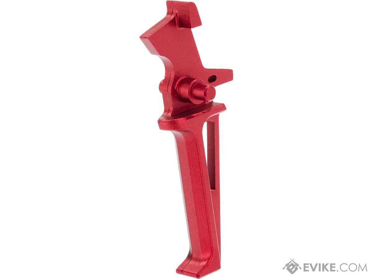 Krytac Licensed CMC Flat Trigger Assembly (Color: Anodized Red)