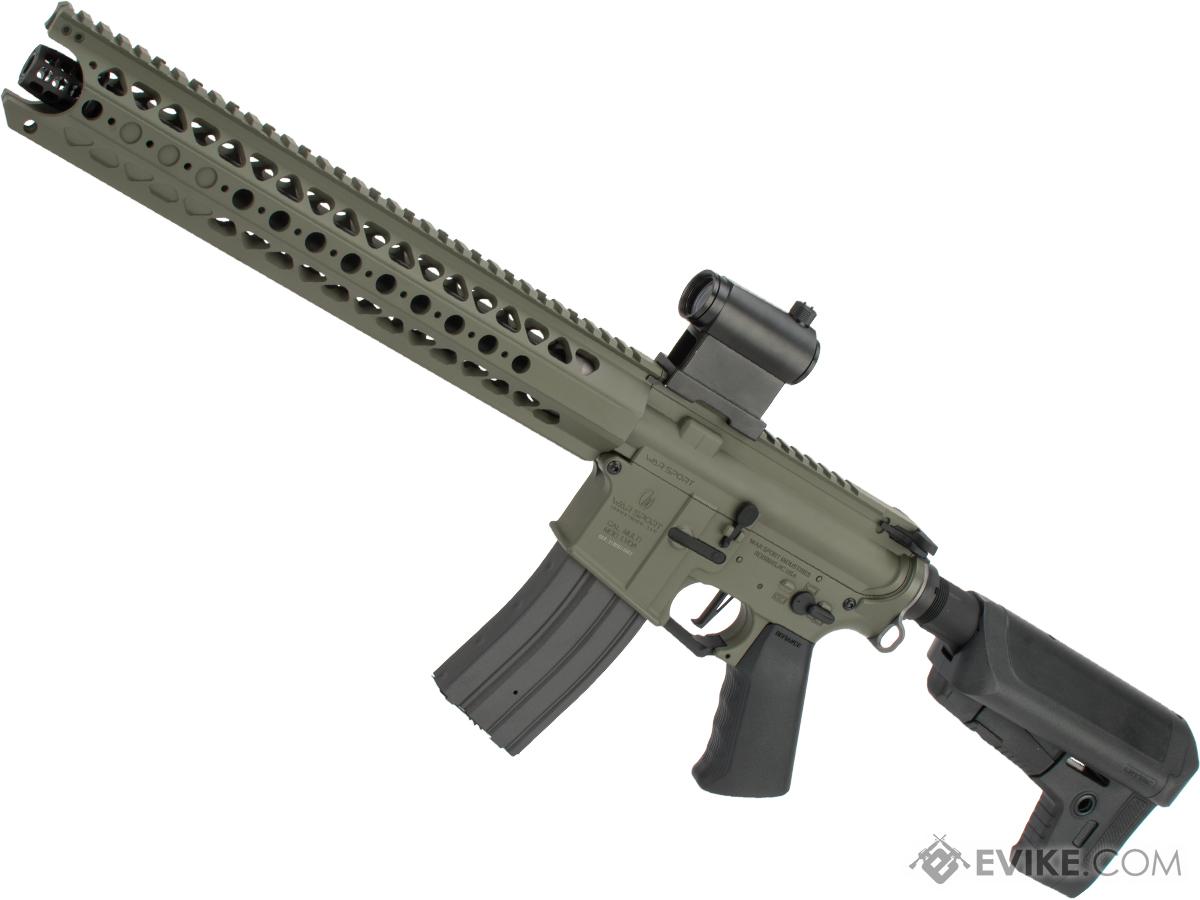 Krytac War Sport Licensed LVOA-S M4 Carbine Airsoft AEG Rifle (Model: Foliage Green / 350 FPS)
