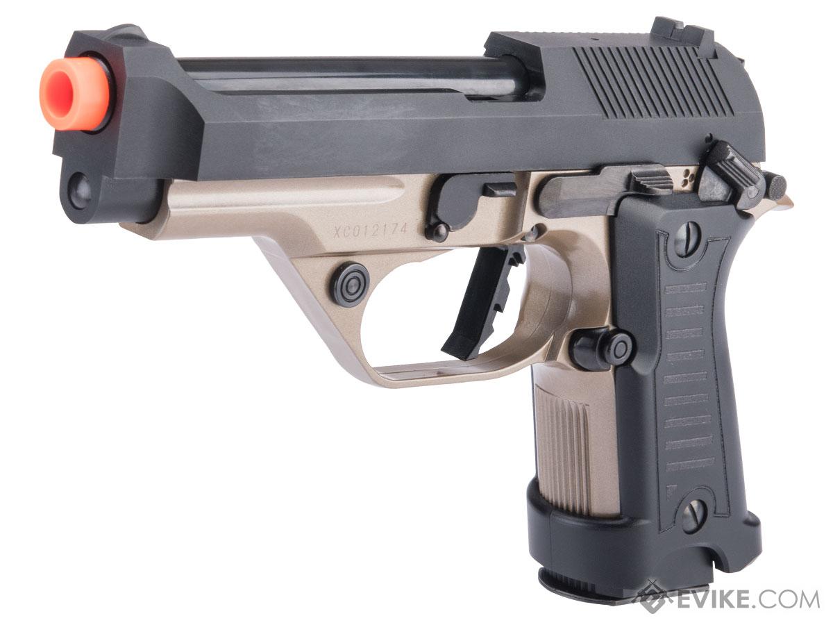 KSC M93RCC Combat Courier Heavy Weight Select Fire Gas Blowback Airsoft Pistol (Color: Dark Earth)