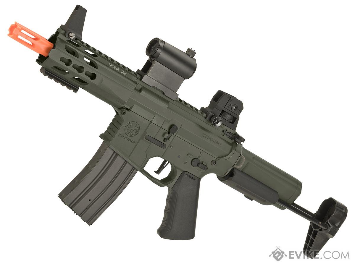 Krytac Full Metal Trident MKII PDW Airsoft AEG Rifle (Color: Foliage Green)