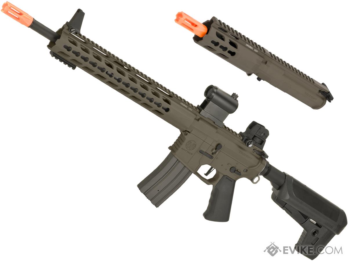 Krytac Full Metal Trident MKII SPR / PDW Upper Airsoft AEG Rifle Package (Color: Dark Earth)