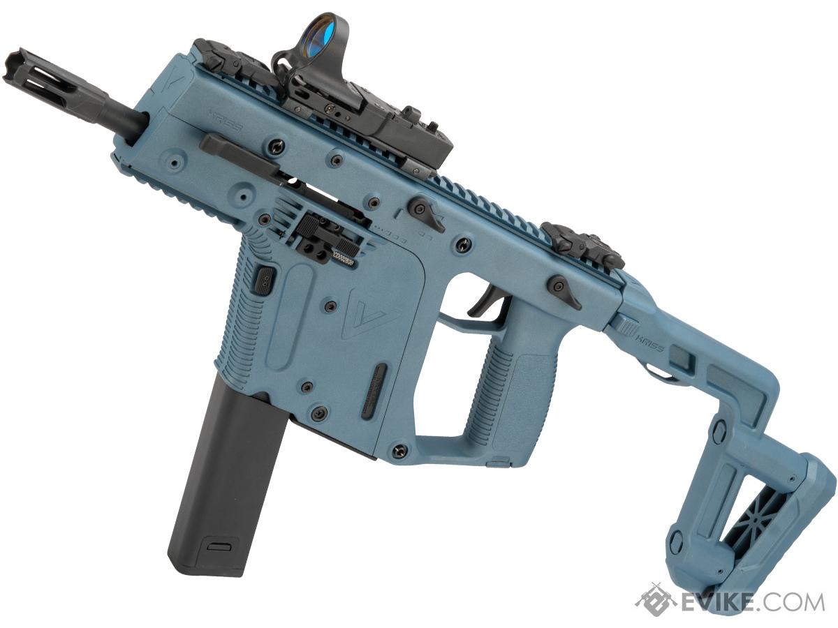 EMG Custom Cerakote Krytac Licensed KRISS Vector Airsoft AEG (Color: Blue Titanium)