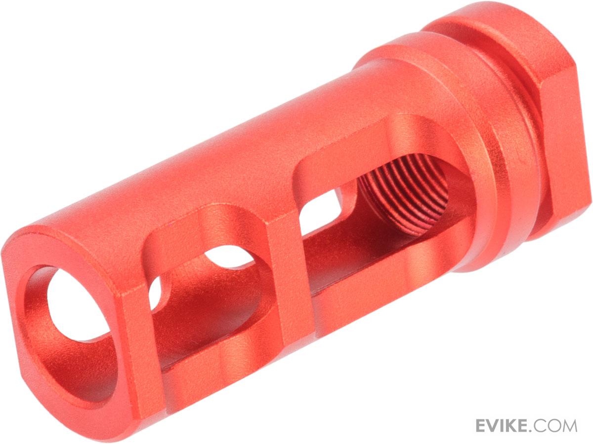 KWA Ronin T6 Muzzle Brake for Airsoft Rifles (Color: Orange / 14mm Negative)