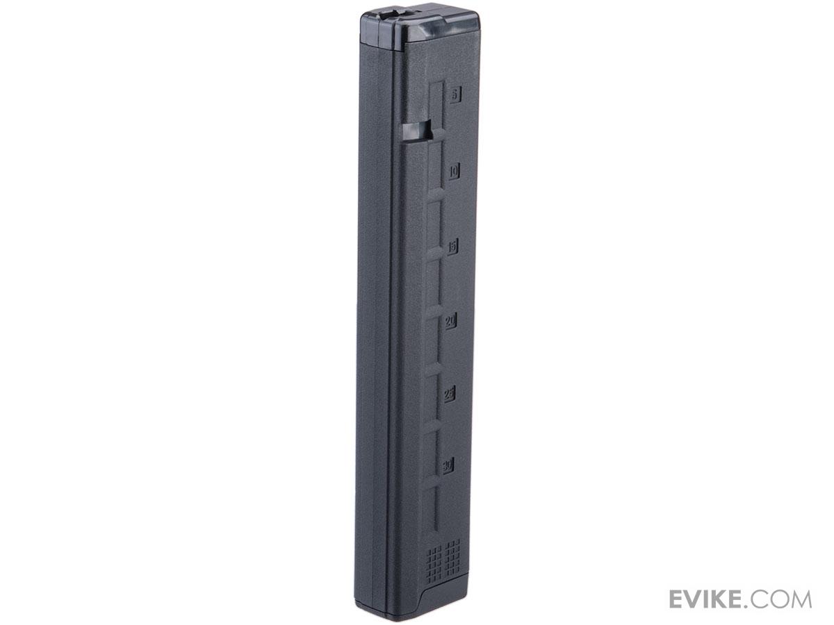 KWA 80rd Mid-Cap Magazine for QRF MOD.3 / LUCY-4 Airsoft AEG Rifles (Color: Black / Set of 3)