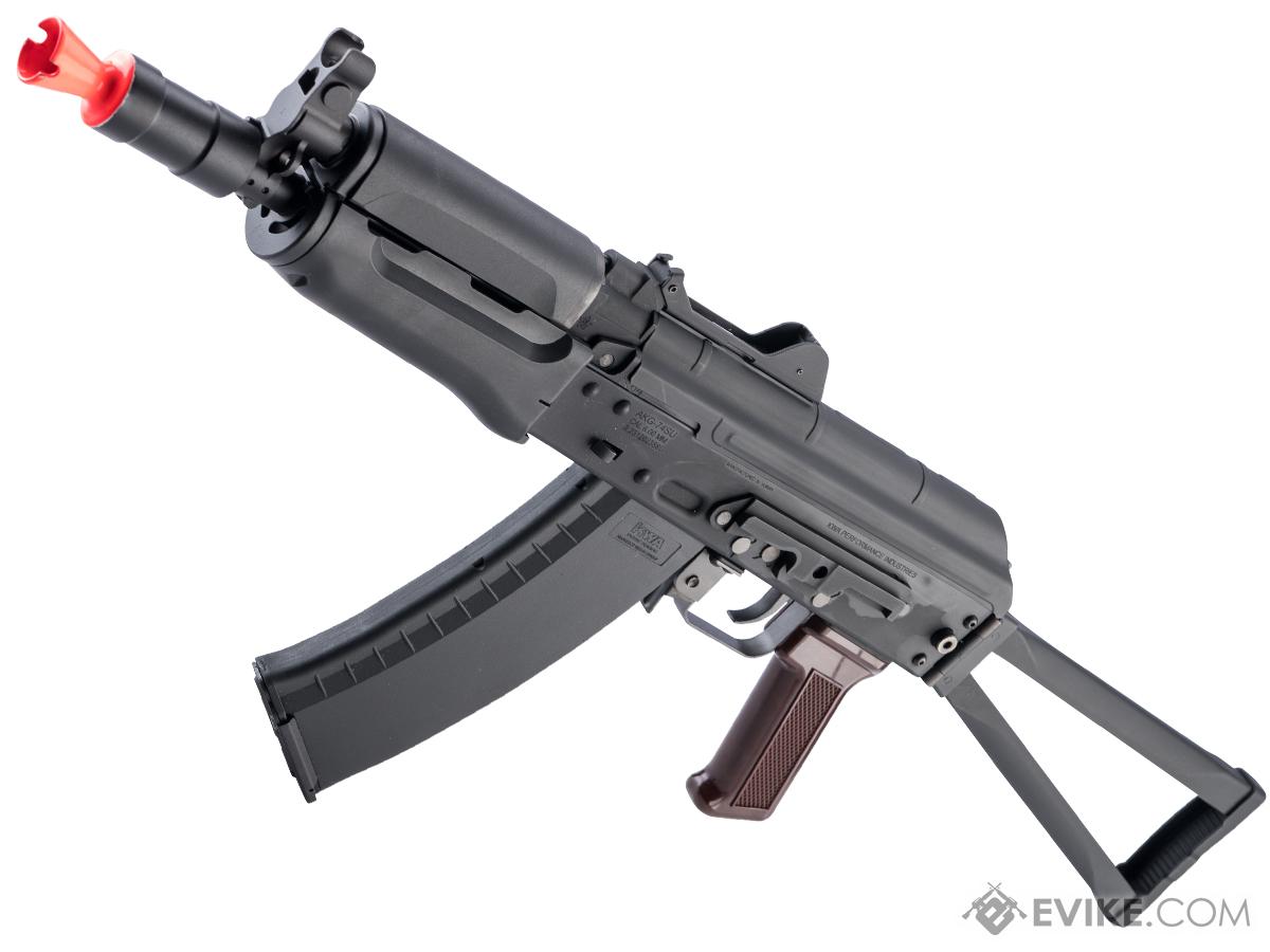 KWA AKG-74SU Airsoft Gas Blowback GBB Rifle (Color: Black)