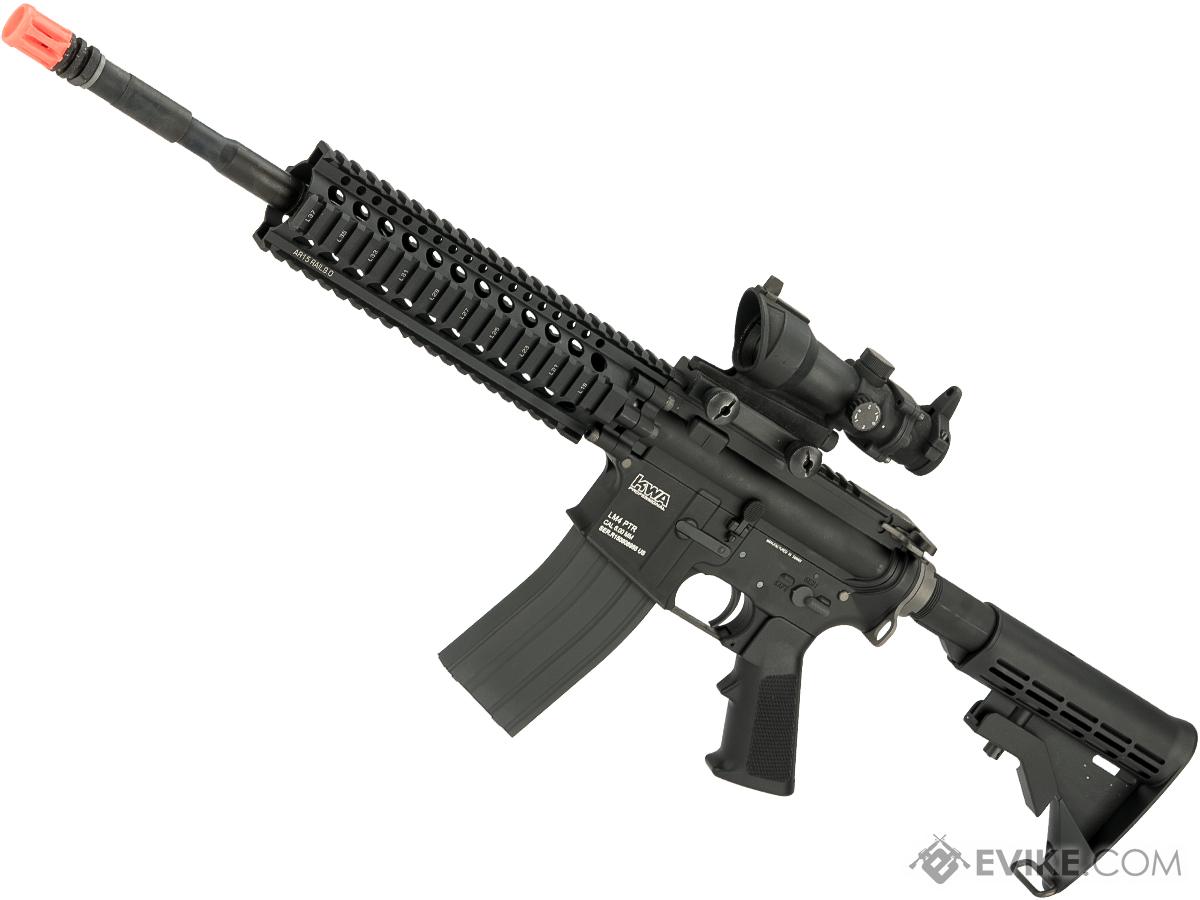 Evike.com Custom KWA LM4 Gas Blowback Rifle with Madbull Daniel Defense AR15 Lite 9 Rail