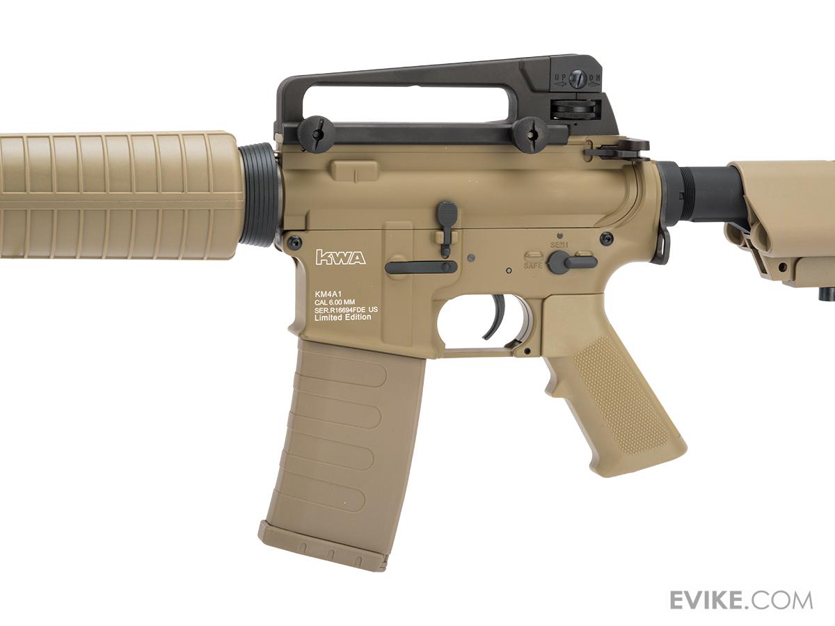 KWA Full Metal KM4A1 / M4 Carbine Airsoft AEG Rifle (Color Flat Dark