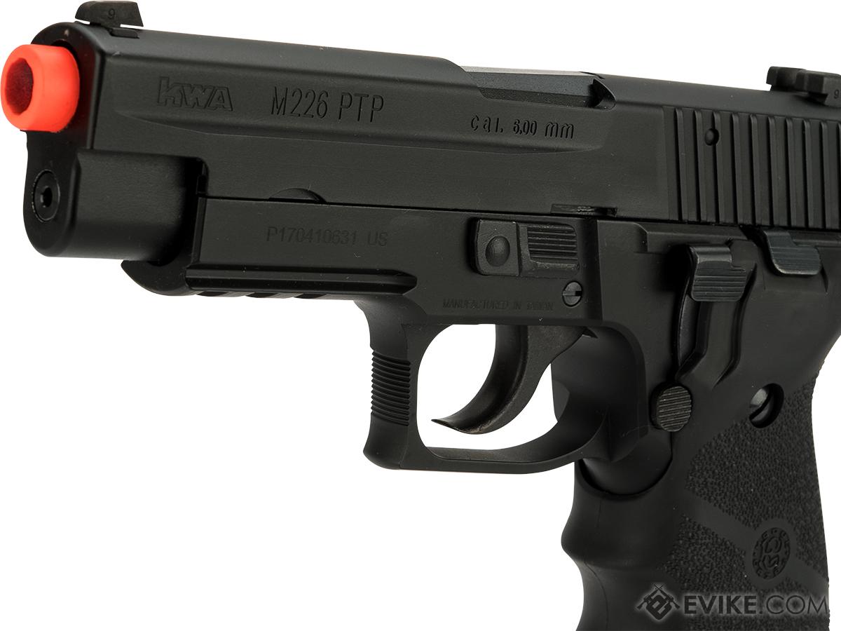 KWA Airsoft M226LE Full Metal Training Pistol with Hogue Grip, Airsoft Guns, Gas Airsoft