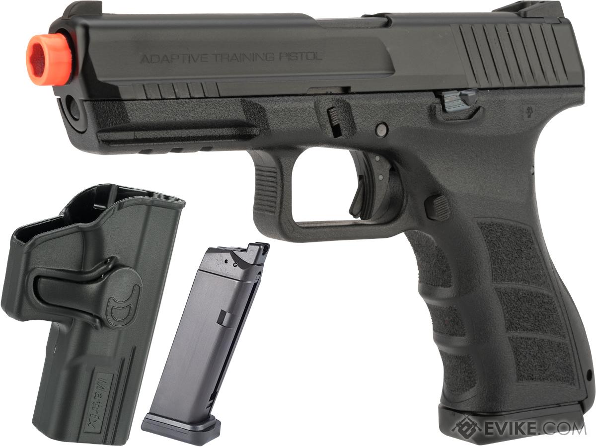 KWA ATP Full Size Airsoft GBB Gas Blowback Pistol (Model: Semi Auto + Extra Mag and Holster)
