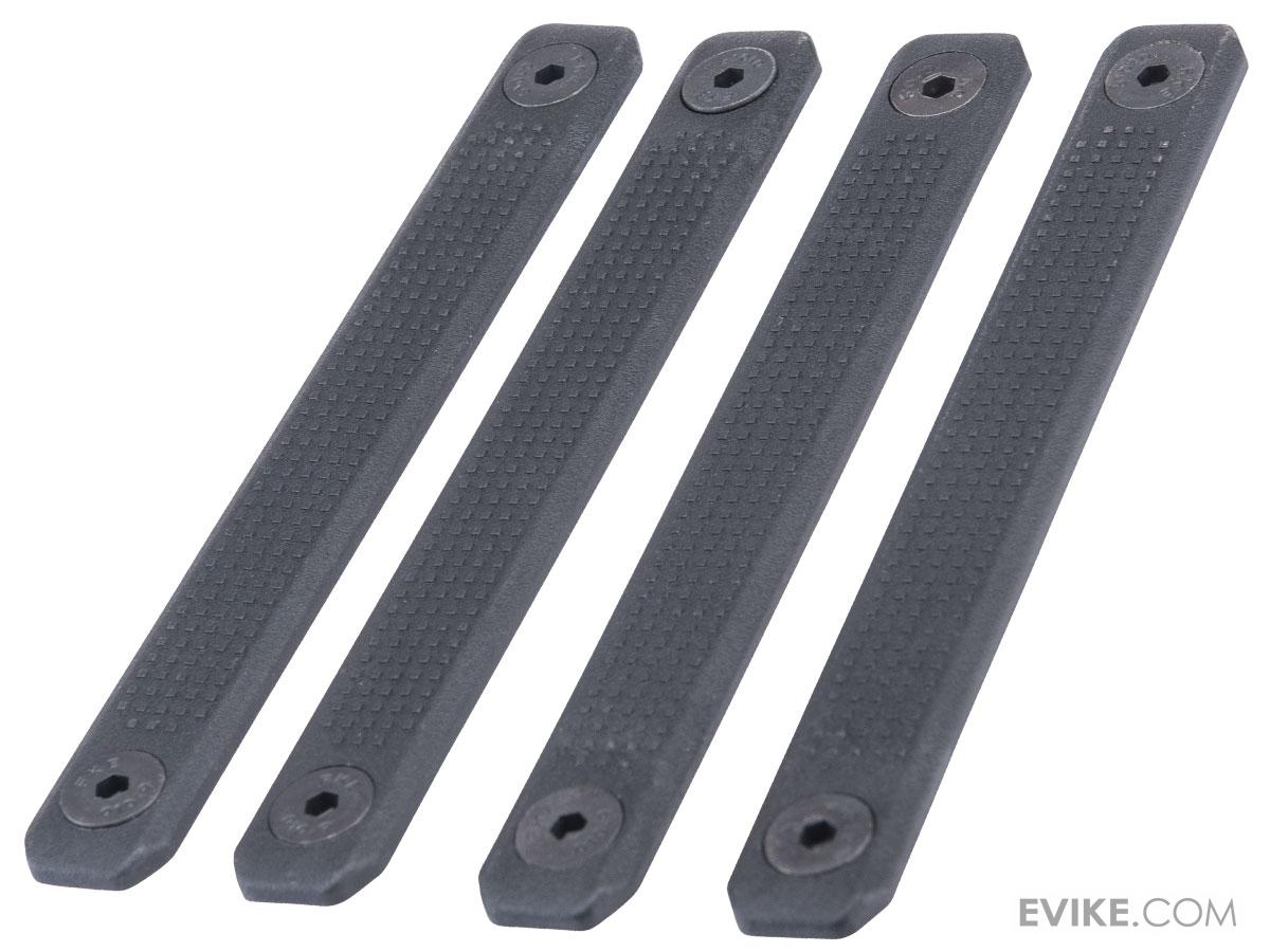 KWA Enhanced Polymer M-LOK Rail Cover Set (Model: 3-Slot / Set of 4)