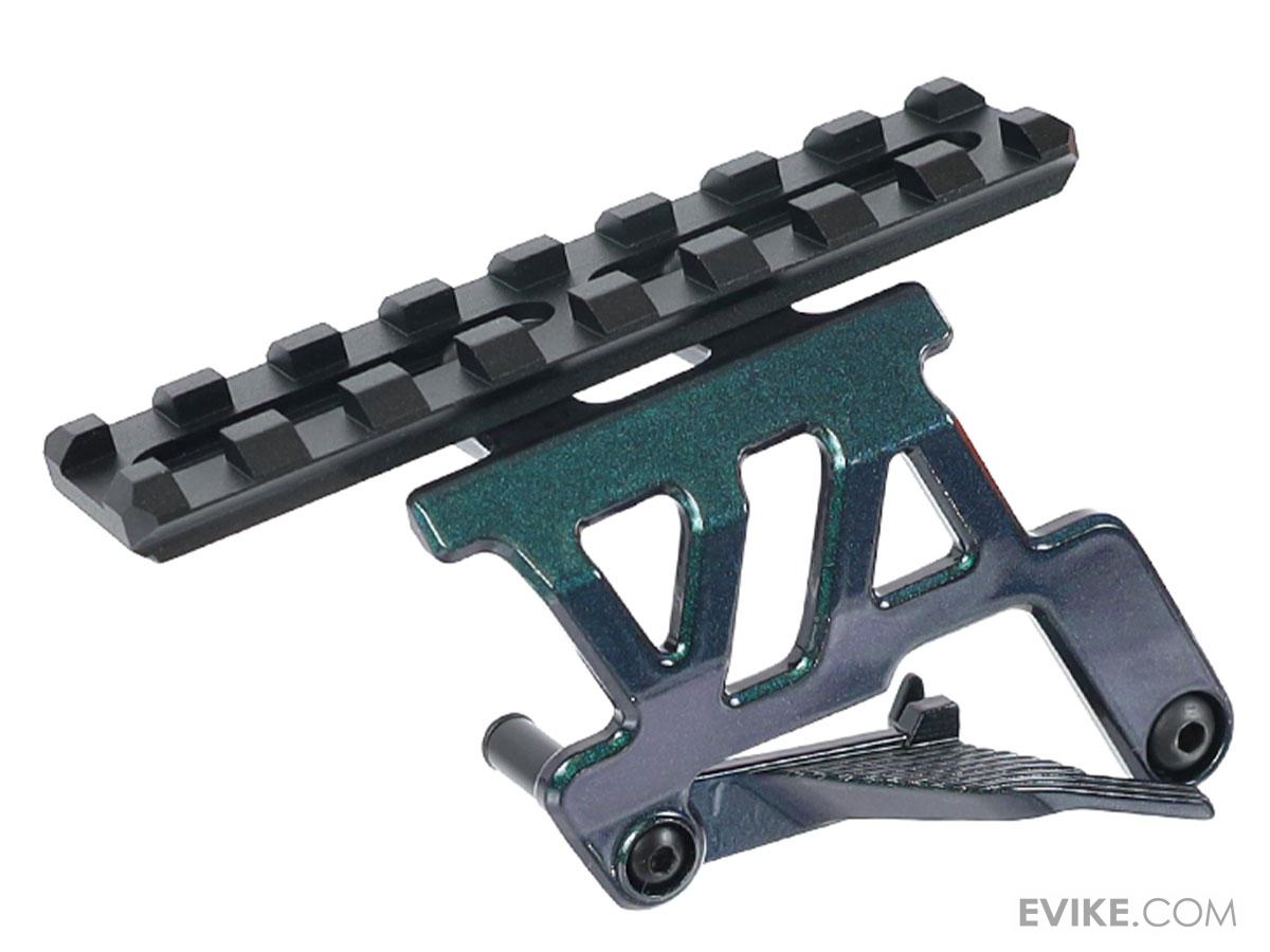 Laylax Aluminum Custom ZanShin Series Scope Mount Base for Tokyo Marui Hi-CAPA 5.1 Series GBB Pistols (Color: Midori Green)