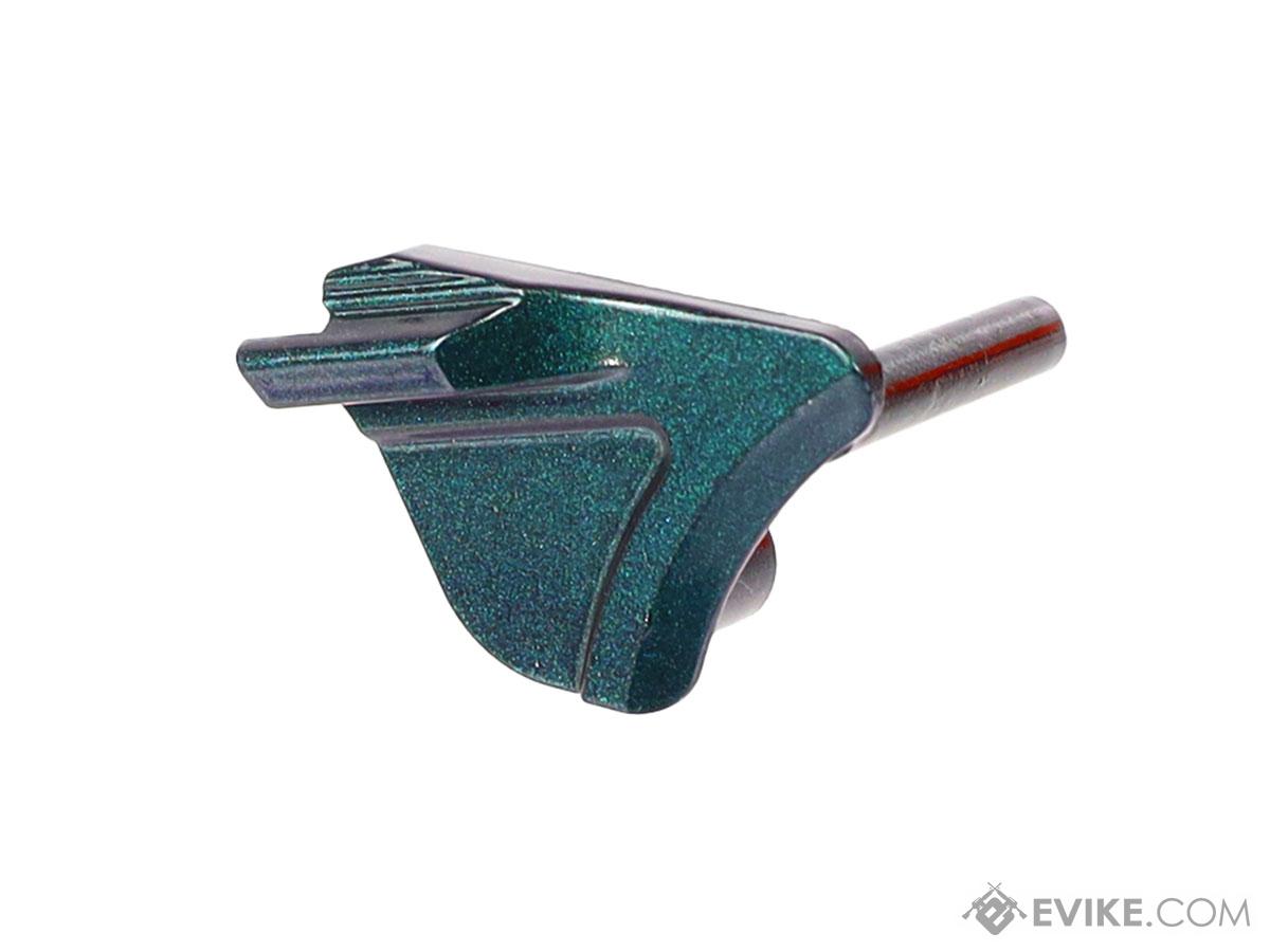 Nine Ball ZanShin Series Custom Aluminum Alloy Shortened Safety Lever (Type: Righty / Midori Green)