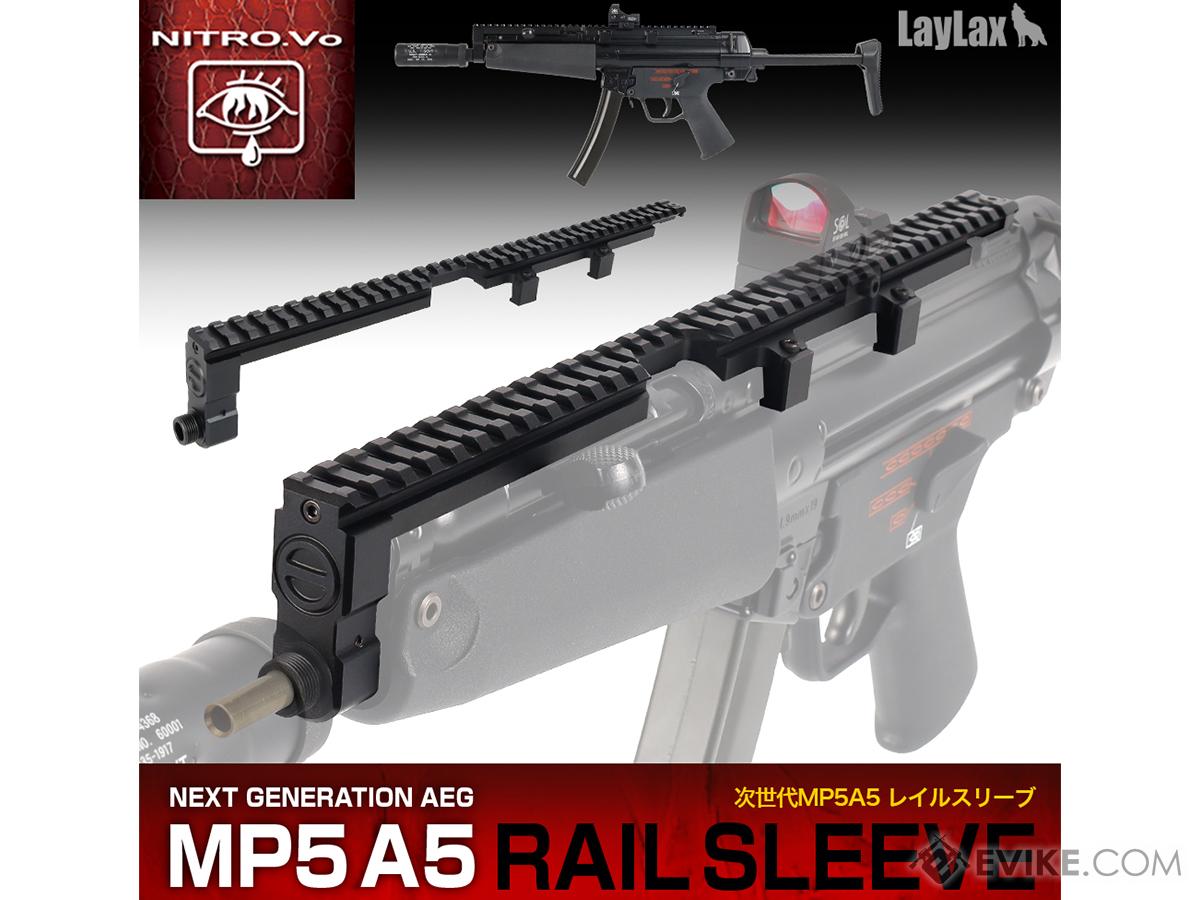 Laylax Nitro.Vo MP5 Rail Sleeve for NGRS MP5 Series Airsoft AEG SMGs