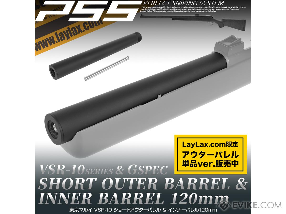Laylax Short Outer & Inner Barrel PSS Set for Airsoft Sniper